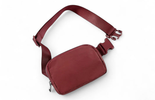 Burgundy Belt Bag